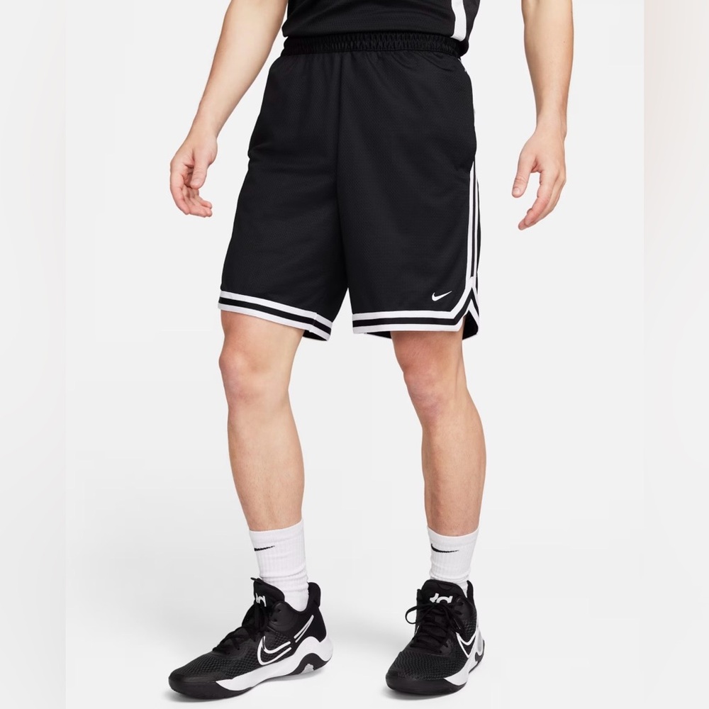 Nike Men's Black and White Dri - Fit Athletic Shorts